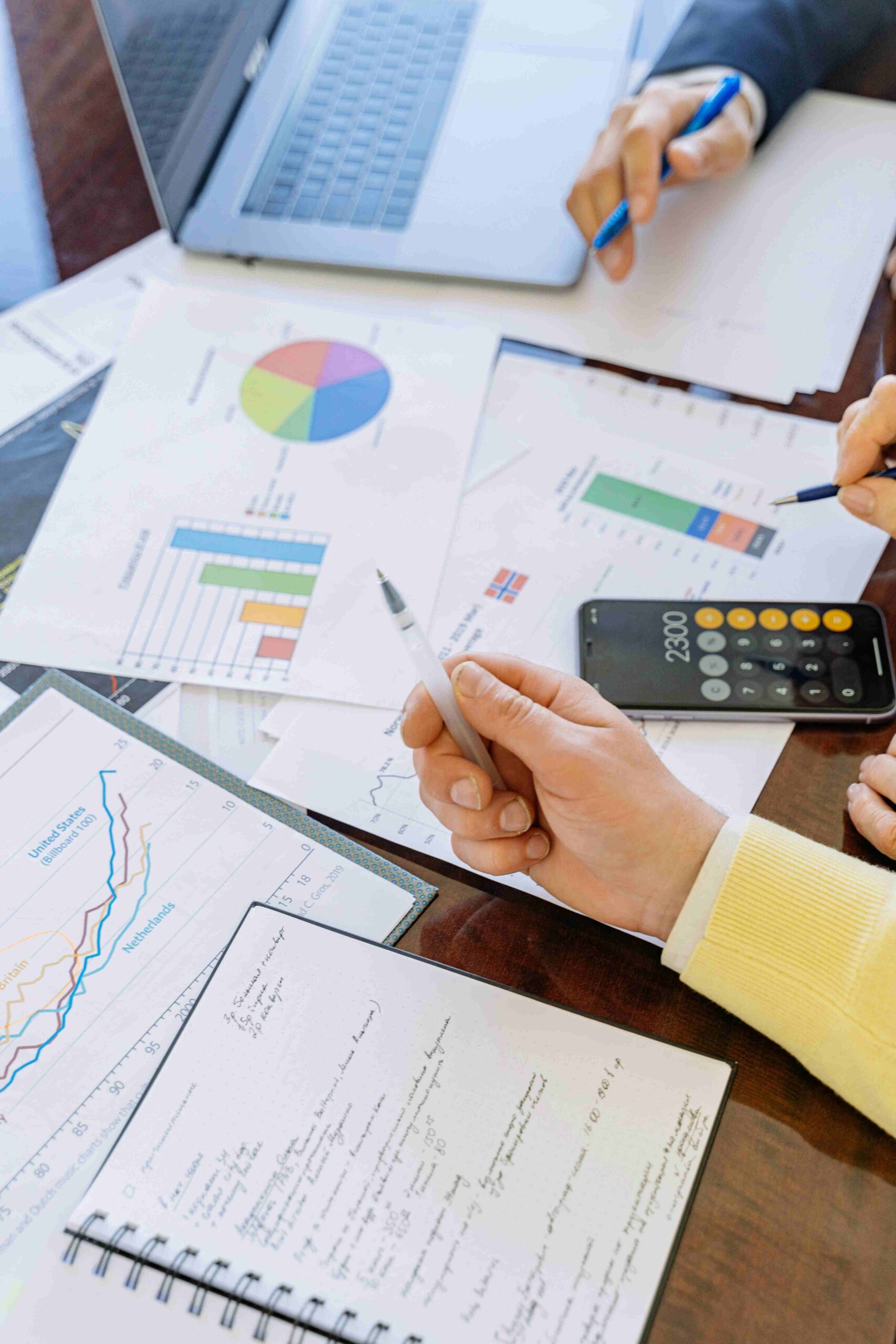 people reviewing analytics