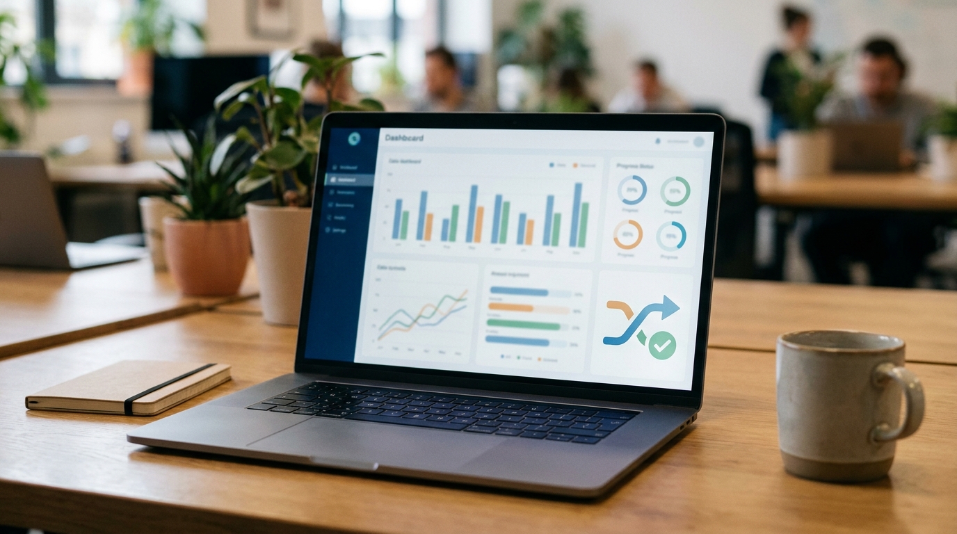 A dashboard showing automated financial reports and Xero synchronization status for a coworking space.
